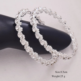 Glimmering Galaxy Hoops - These hoops are not just beautiful but also durable. 