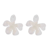 Enchanted Lily Double Layer Acrylic Earrings - Lightweight and Comfortable to wear. 