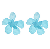 Enchanted Lily Double Layer Acrylic Earrings - Lightweight and Comfortable to wear. 