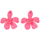 Enchanted Lily Double Layer Acrylic Earrings - Lightweight and Comfortable to wear. 