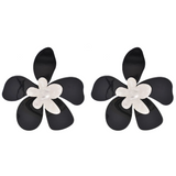 Enchanted Lily Double Layer Acrylic Earrings - Lightweight and Comfortable to wear. 