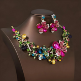 Dazzling Decorative Style Necklace + Earrings