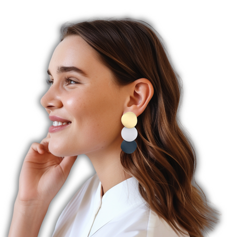 Bold Multi-Color Bohemian Dangle Earrings