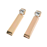  High-quality gold | silver - Gleaming Dangle Earrings 