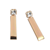  High-quality gold | silver - Gleaming Dangle Earrings 