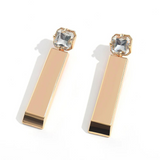  High-quality gold | silver - Gleaming Dangle Earrings 