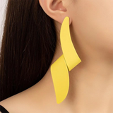 Feature a vibrant yellow, long twist design, crafted with high-quality materials