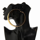 Big Bold Chic Gold Hoop Earrings