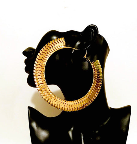 Gold Statement Earring 