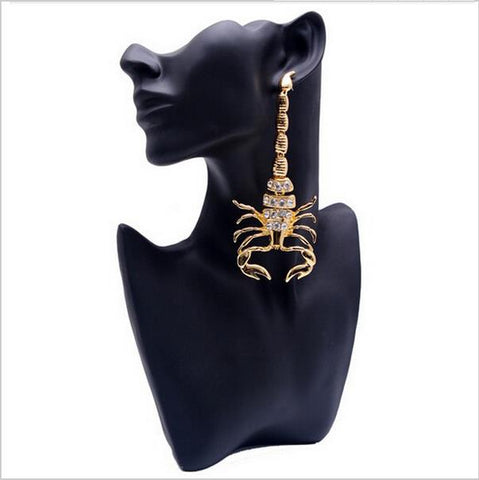 scorpion dangle earring